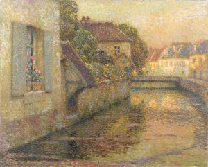 The Bridge at Gisors by Henri Eugene Augustin Le Sidaner